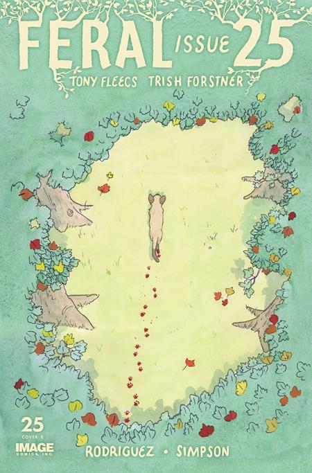 FERAL #25 CVR D PATRICK HORVATH BENEATH THE TREES HOMAGE VAR Image Comics Tony Fleecs Trish Forstner, Tone Rodriguez, Brad Simpson Patrick Horvath PREORDER
