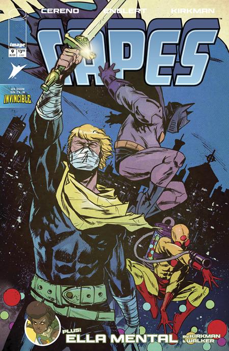 INVINCIBLE UNIVERSE CAPES #9 CVR E SANFORD GREENE CONNECTING VAR Image Comics Benito Cereno, Robert Kirkman Mark Englert, Cory Walker, Annalisa Leoni, John Leoni Sanford Greene PREORDER