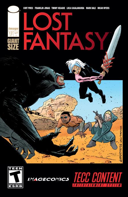 Lost Fantasy 12 Comic Alex Diotto Variant Image Comics 2026