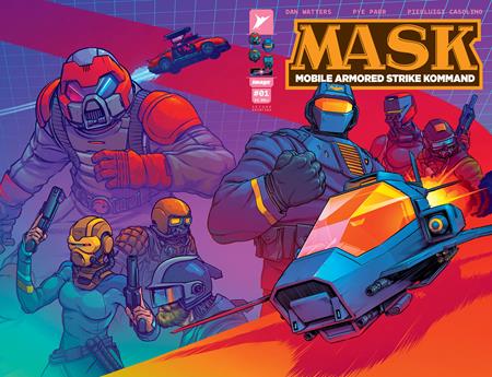 MASK #1 2ND PTG CVR B PYE PARR WRAPAROUND VAR Image Comics Dan Watters Pye Parr, Pierluigi Casolino Pye Parr PREORDER