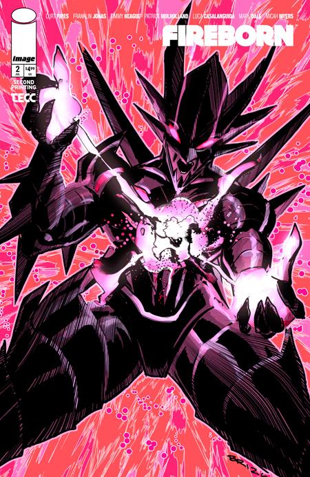 FIREBORN #2 2ND PTG Image Comics Curt Pires, Franklin Jonas Patrick Mulholland Briane Andan PREORDER