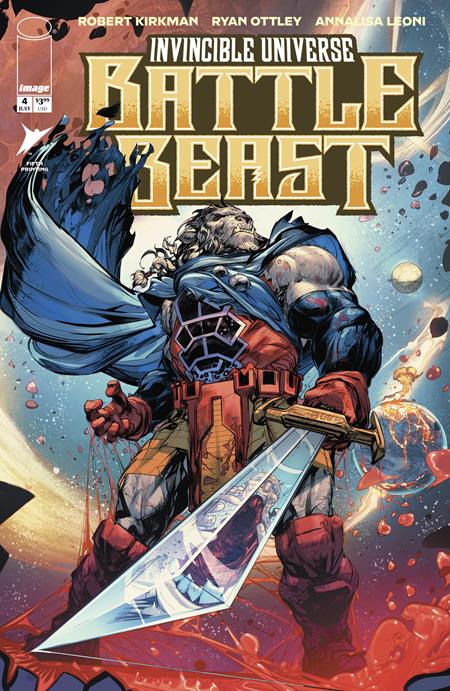 INVINCIBLE UNIVERSE BATTLE BEAST #4 5TH PTG Image Comics Robert Kirkman Ryan Ottley, Annalisa Leoni Howard Porter, Romulo Fajardo Jr. PREORDER