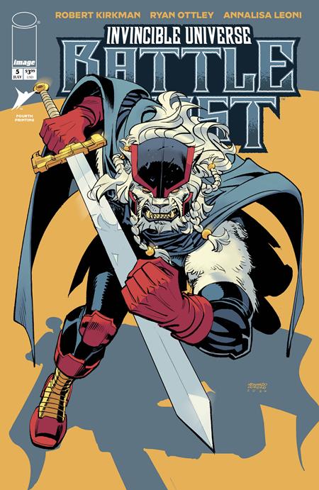 INVINCIBLE UNIVERSE BATTLE BEAST #5 4TH PTG Image Comics Robert Kirkman Ryan Ottley, Annalisa Leoni Leonardo Romero PREORDER