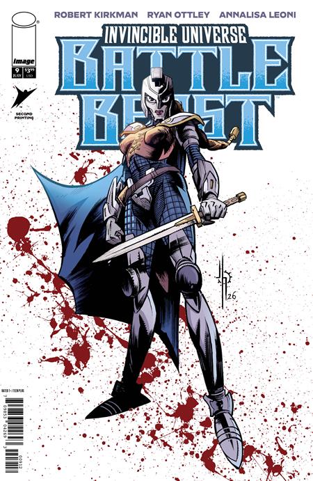 INVINCIBLE UNIVERSE BATTLE BEAST #9 2ND PTG Image Comics Robert Kirkman Ryan Ottley, Annalisa Leoni Jason Howard PREORDER