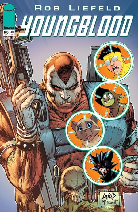 YOUNGBLOOD #100 2ND PTG CVR A IMAGE Image Comics Rob Liefeld Rob Liefeld, Various Rob Liefeld PREORDER