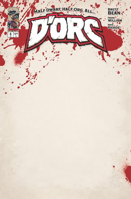 DORC #6 CVR E BLANK SKETCH VAR Image Comics Brett Bean Brett Bean Blank Sketch PREORDER