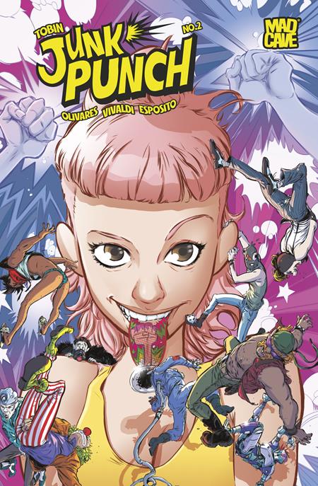 JUNK PUNCH #2 (OF 5) (MR) Mad Cave Studios Paul Tobin Carlos Javier Olivares, Lin Visel (Backup Story) Carlos Javier Olivares PREORDER