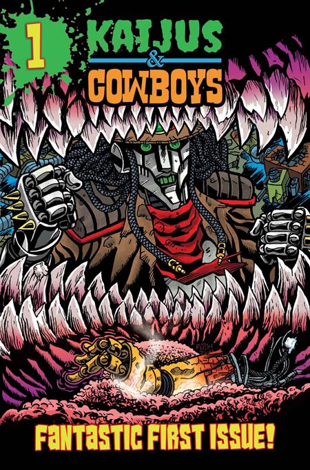 KAIJUS & COWBOYS #1 (OF 12) CVR A FRANKIE B WASHINGTON Massive Publishing Matthew Blair Frankie. B Washington Frankie. B Washington PREORDER