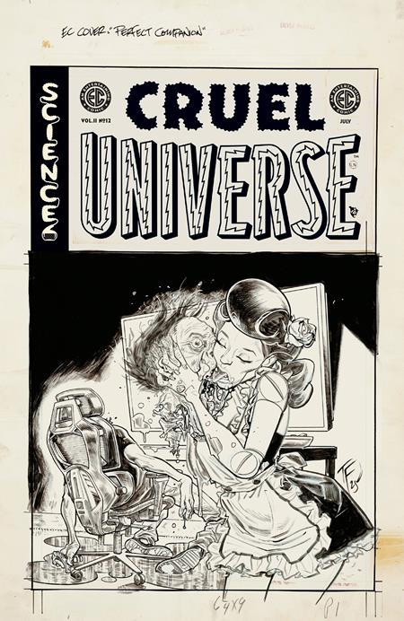 EC CRUEL UNIVERSE 2 #12 (OF 12) CVR D INC 1:20 TOM FOWLER B&W ARTIST EDITION VAR Oni Press Greg Smallwood, Melissa Flores, Ann Nocenti Greg Smallwood, Daniel Gete, Jordi Tarragona Tom Fowler PREORDER