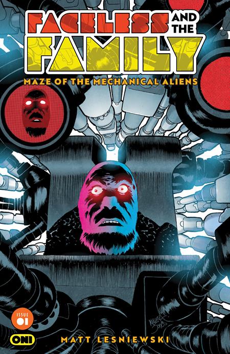 FACELESS AND THE FAMILY MAZE OF THE MECHANICAL ALIENS #1 (OF 4) CVR B KELLEY JONES VAR Oni Press Matt Lesniewski Matt Lesniewski Kelley Jones PREORDER