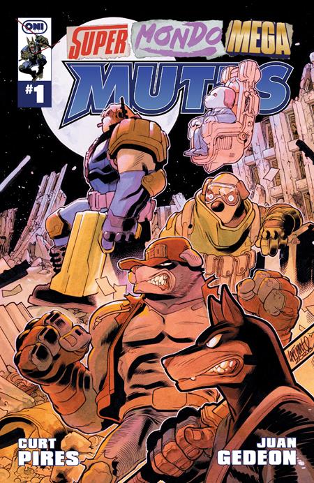 SUPER MONDO MEGA MUTTS #1 (OF 4) CVR D DAVID LAFUENTE VAR Oni Press Curt Pires Juan Gedeon David Lafuente PREORDER