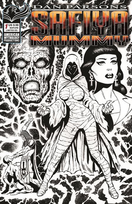 DAN PARSONS SAFIYA MUMMY #1 CVR C DAN PARSONS LIMITED EDITION VAR (MR) Prana Publishers Michael Gordon Dan Parsons Dan Parsons PREORDER