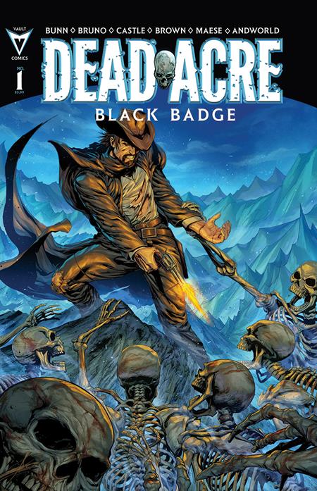 Dead Acre: Black Badge 1 Comic Tyler Kirkham Incentive Variant (1:10) Vault Comics 2026