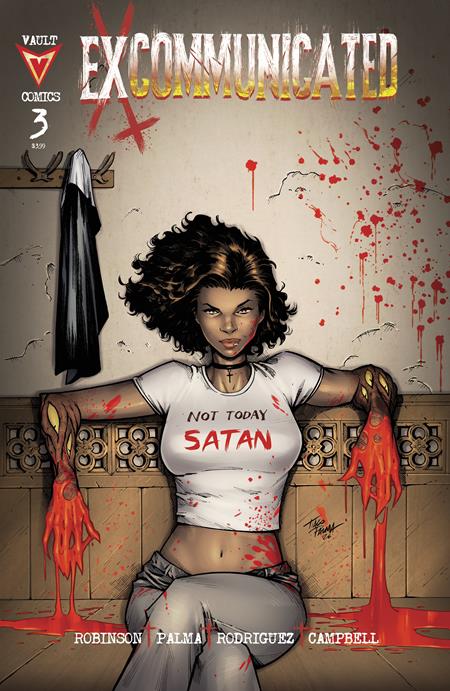 EXCOMMUNICATED #3 CVR B INC 1:10 TIAGO PALMA VAR Vault Comics Jeremy Robinson Tiago Palma Tiago Palma PREORDER