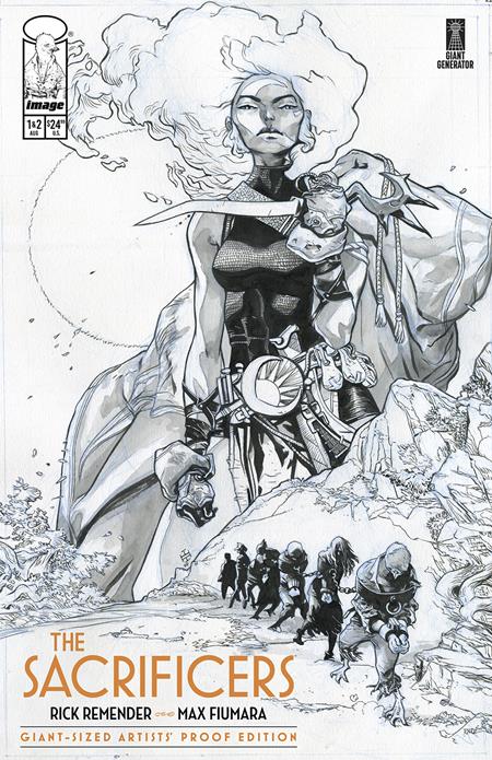SACRIFICERS GIANT SIZED ARTISTS PROOF EDITION Image Comics Rick Remender Max Fiumara Max Fiumara PREORDER