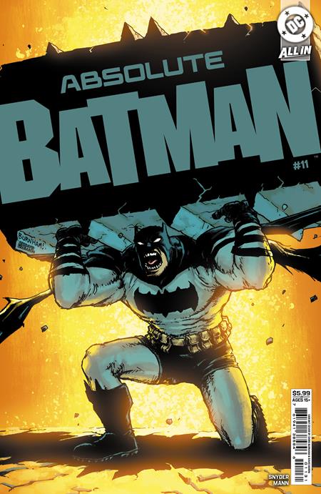 Absolute Batman 11 Comic Chris Burnham Variant DC Comics 2025