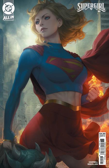 Supergirl, Vol. 8 4 Comic Stanley Artgerm Lau Variant DC Comics 2025
