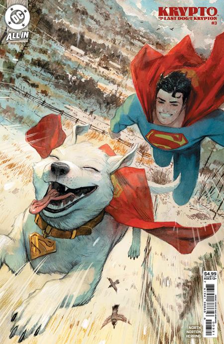 Krypto: The Last Dog of Krypton 3 Comic Niko Henrichon Variant DC Comics 2025