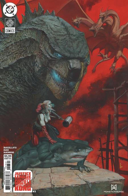 Justice League vs. Godzilla vs. Kong 2 3 Comic Riccardo Federici Variant DC Comics 2025