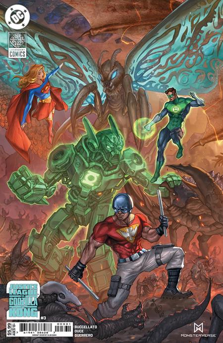 Justice League vs. Godzilla vs. Kong 2 3 Comic Alan Quah Variant DC Comics 2025