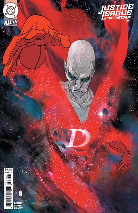 Justice League Red 1 Comic Christian Ward Variant DC Comics 2025