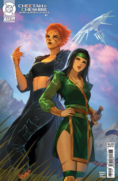 Cheetah And Cheshire Rob The Justice League 1 Comic Leirix Variant DC Comics 2025