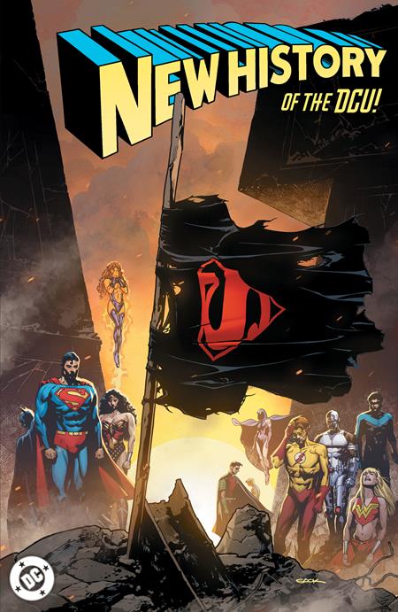 New History of the DC Universe 3 Comic Ryan Sook Foil Variant DC Comics 2025