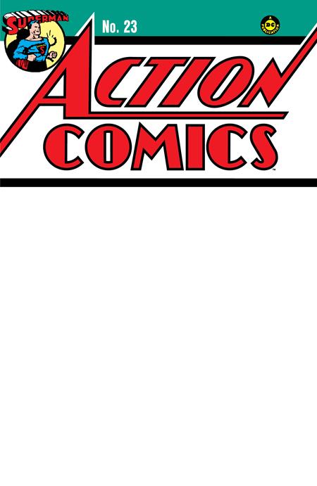 Action Comics, Vol. 1 23 Comic Facsimile Blank Variant DC Comics 2025