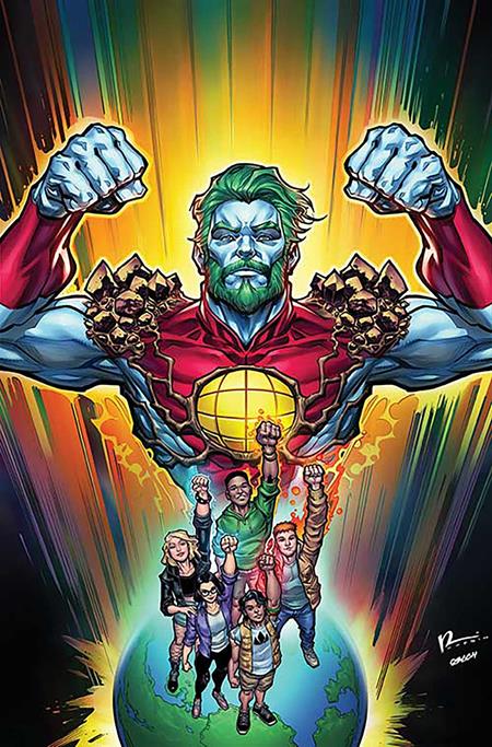 CAPTAIN PLANET #2 CVR E CHAD HARDIN METAL PREMIUM VAR DYNAMITE Entertainment David Pepose Eman Casallos Chad Hardin PREORDER