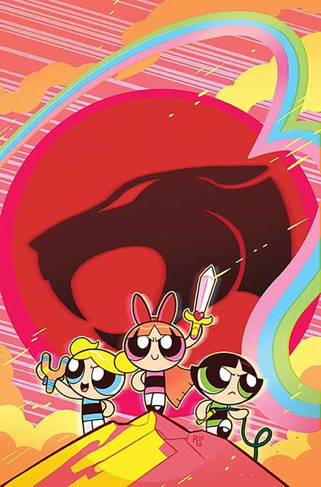 THUNDERCATS POWERPUFF GIRLS #1 CVR H PAULINA GANUCHEAU HOLOFOIL PREMIUM VAR DYNAMITE Entertainment Paulina Ganucheau Coleman Engle Paulina Ganucheau PREORDER