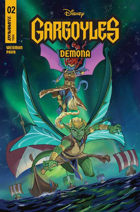 Gargoyles: Demona 2 Comic Frank Paur Variant Dynamite Entertainment 2025