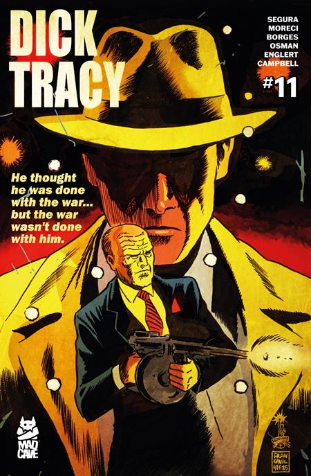 Dick Tracy (Mad Cave) 11 Comic Francesco Francavilla Variant Mad Cave 2025