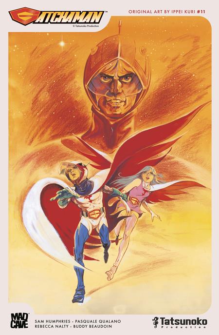 Gatchaman 11 Comic Ippei Kuri Classic Tasunoko Art Theme Variant Mad Cave 2025