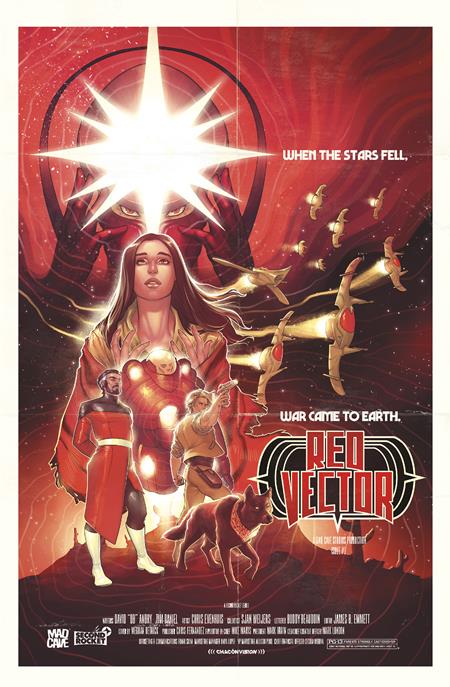 Red Vector 1 Comic Meghan Hetrick Variant Mad Cave 2025