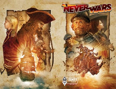 NeverWars: Dorothy / Oz 3 Comic Erwin J. Arroza Wraparound AMP Comics 2025
