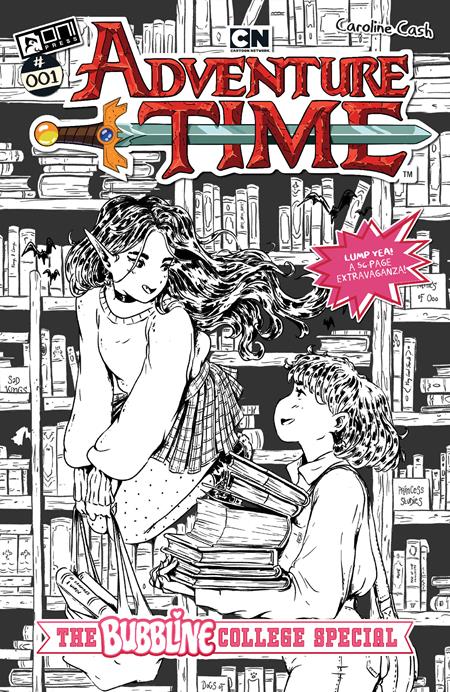 Adventure Time: The Bubbline College Special 1 Comic 1:10 Chloe Stawski Incentive B&W Oni Press 2025