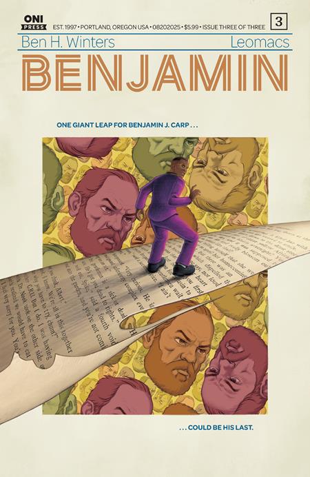 Benjamin 3 Comic Malachi Ward Variant Oni Press 2025