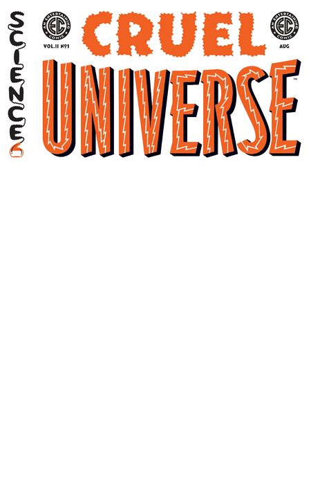 Ec Cruel Universe 2 1 Comic Blank Sketch Variant Variant Oni Press 2025