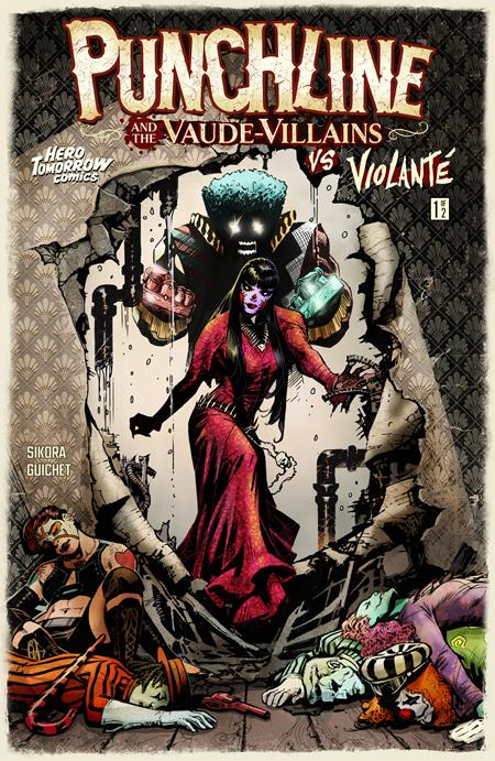 Punchline And The Vaude-Villains Vs. Violante 1 Comic Yvel Guichet Asylum Press 2026