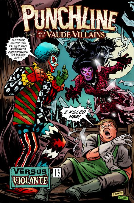 Punchline And The Vaude-Villains Vs. Violante 1 Comic Nik Poliwko Variant Asylum Press 2026