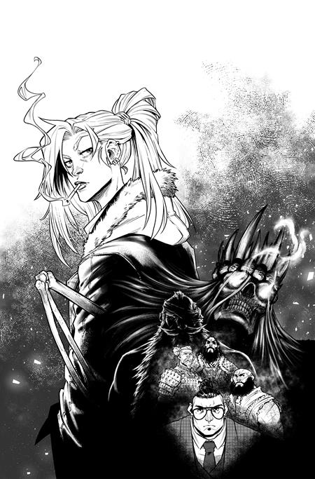 VALHALLAW #2 (OF 5) CVR C INC 1:20 PEDRO RM ANDREO B&W VAR (MR) ABLAZE Ben Fisher Pedro RM Andreo Pedro RM Andreo PREORDER