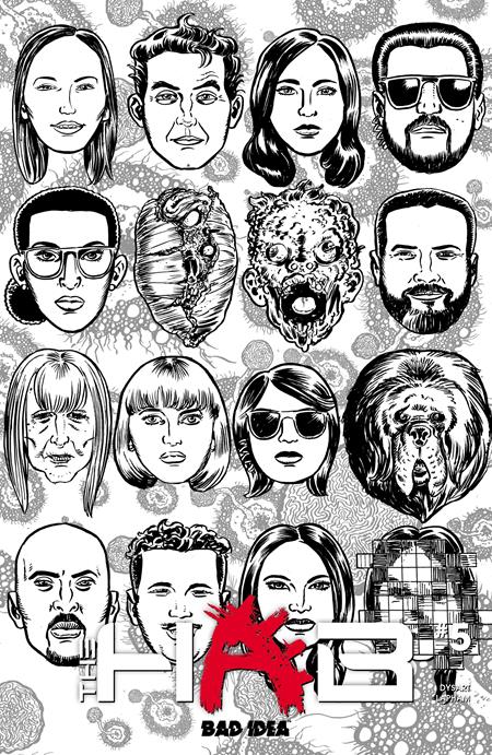HAB #5 (OF 6) CVR C DAVID LAPHAM BW OUTBREAK SKULLS VAR BAD IDEA Joshua Dysart David Lapham David Lapham PREORDER