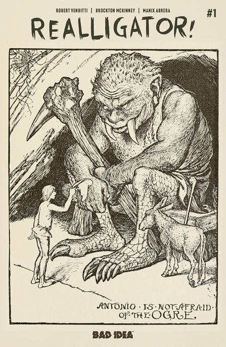 Realligator 1 Comic Henry Justice Ford Old Masters Variant Bad Idea Comics 2026