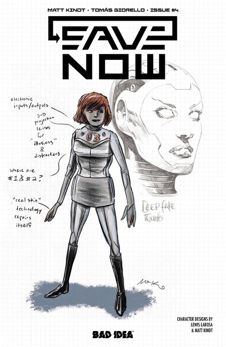 Save Now 4 Comic Matt Kindt Tomas Giorello Design Variant Bad Idea Comics 2026