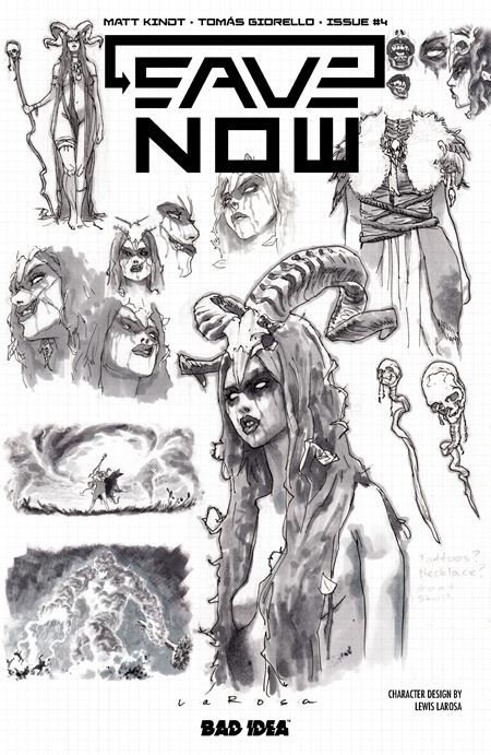 SAVE NOW #4 (OF 4) CVR C INC 1:20 LEWIS LAROSA DESIGN VAR BAD IDEA Matt Kindt Tomás Giorello Lewis LaRosa PREORDER