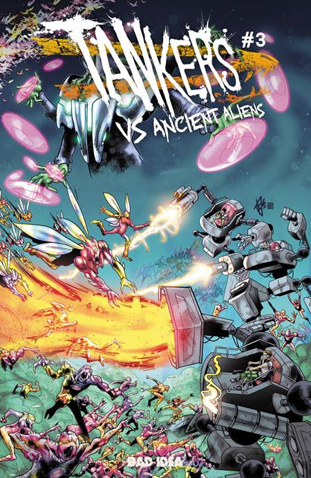 Tankers Vs. Ancient Aliens 3 Comic Frederica Mancin Bad Idea Comics 2026