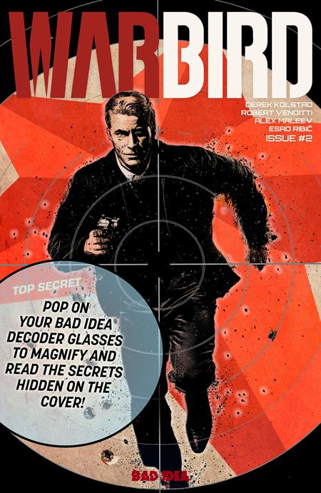 WARBIRD #2 (OF 4) CVR D ALEX MALEEV SECRET DECODER VAR BAD IDEA Derek Kolstad, Robert Venditti Alex Maleev Alex Maleev PREORDER