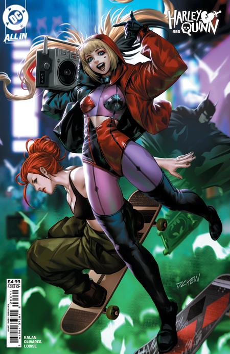 HARLEY QUINN #65 CVR D DERRICK CHEW CARD STOCK VAR DC Comics Elliott Kalan Carlos Olivares Derrick Chew PREORDER