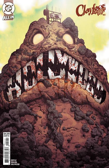 Clayface Celebrity Dirt 2 Comic Mike Del Mundo Variant DC Comics 2026