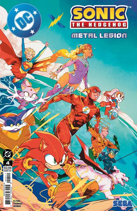 DC x Sonic the Hedgehog: The Metal Legion 4 Comic Pablo M Collar DC Comics 2026